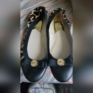 Michael Kors Dixie ballet leopard flats